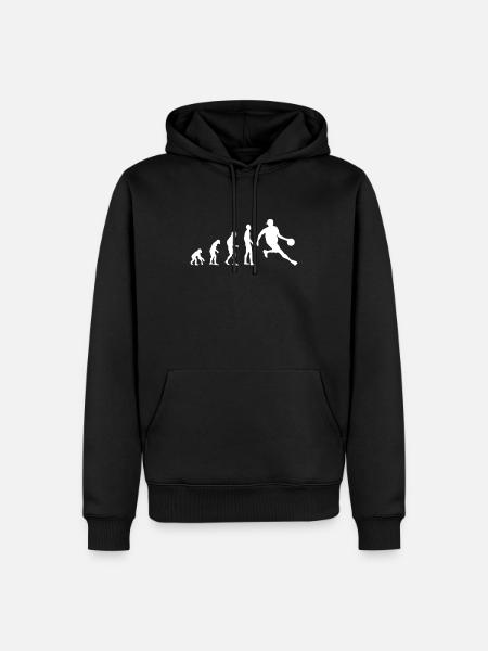 Evolution Basketball - Men’s Premium Organic Hoodie - black