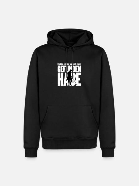 Metalldetktor Sondengänger Spruch - Männer Premium Bio Hoodie - Schwarz