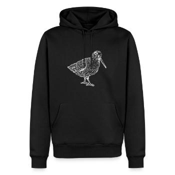 Großer Brachvogel Vogel Vögel Tier Fliegen - Männer Premium Bio Hoodie - Schwarz - Vorne - Nico (187cm)