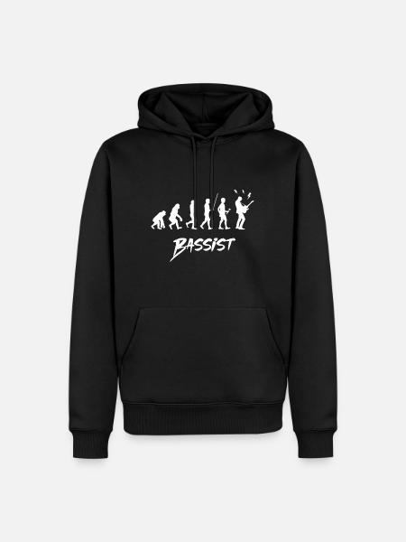 bassist - Men’s Premium Organic Hoodie - black