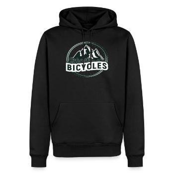 Vélo VTT Vélo Downhill Vélo - Sweat à capuche Premium bio Homme - noir - Devant - Nico (187cm)