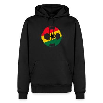 Ghana football, ghana - Männer Premium Bio Hoodie - Schwarz - Vorne - Nico (187cm)