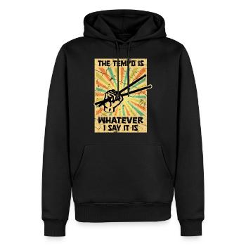 Schlagzeug Drum Sticks Trommler Schlagzeuger - Männer Premium Bio Hoodie - Schwarz - Vorne - Nico (187cm)
