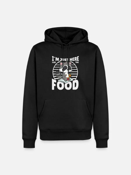 Waschbär - Männer Premium Bio Hoodie - Schwarz