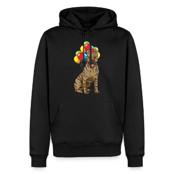 Dogo Canario chien avec des ballons - Sweat à capuche Premium bio Homme - noir - Devant - Nico (187cm)