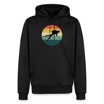 Cadeau de plongée sous-marine Plongée sous-marine Plongée sous-marine - Sweat à capuche Premium bio Homme - noir - Devant - Nico (187cm)