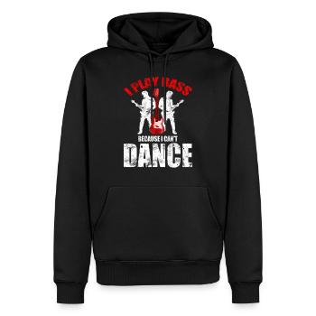 Bass Gitarrist Bassist Bass Spieler - Männer Premium Bio Hoodie - Schwarz - Vorne - Nico (187cm)