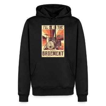 Schlagzeug Drum Sticks Trommler Schlagzeuger - Männer Premium Bio Hoodie - Schwarz - Vorne - Nico (187cm)
