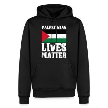 Palestinian Lives Matter - Männer Premium Bio Hoodie - Schwarz - Vorne - Nico (187cm)