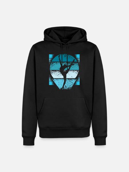 Gymnastics Retro - Men’s Premium Organic Hoodie - black