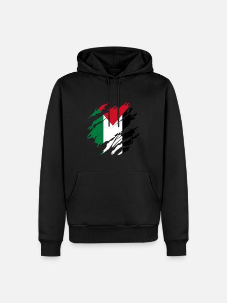 Gaza Strip Palestine Palestinian Flag - Men’s Premium Organic Hoodie - black