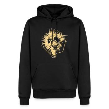 Punk Punks - Männer Premium Bio Hoodie - Schwarz - Vorne - Nico (187cm)