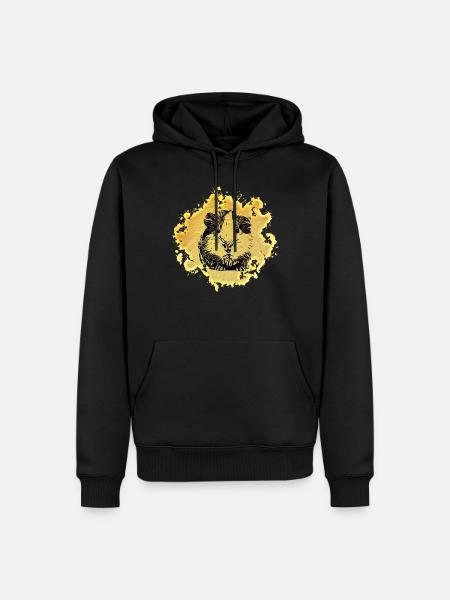 Cobaye - Sweat à capuche Premium bio Homme - noir