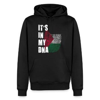 Free Palestine Palestina Liberté - Sweat à capuche Premium bio Homme - noir - Devant - Nico (187cm)