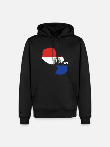 Paraguay Flag - Men’s Premium Organic Hoodie - black