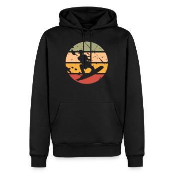 Wakeboard Wakeboarder - Männer Premium Bio Hoodie - Schwarz - Vorne - Nico (187cm)