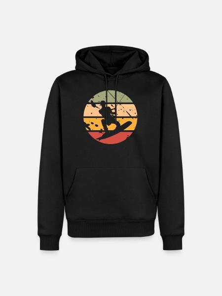 Wakeboard Wakeboarder - Sweat Ă capuche Premium bio Homme - noir