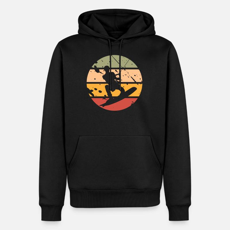 Wakeboard Wakeboarder - Männer Premium Bio Hoodie - Schwarz