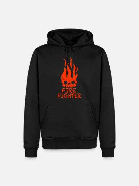 Firefighter Firefighters Pompier - Sweat à capuche Premium bio Homme - noir