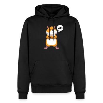 Sturer Goldhamster Zwerghamster - Männer Premium Bio Hoodie - Schwarz - Vorne - Nico (187cm)