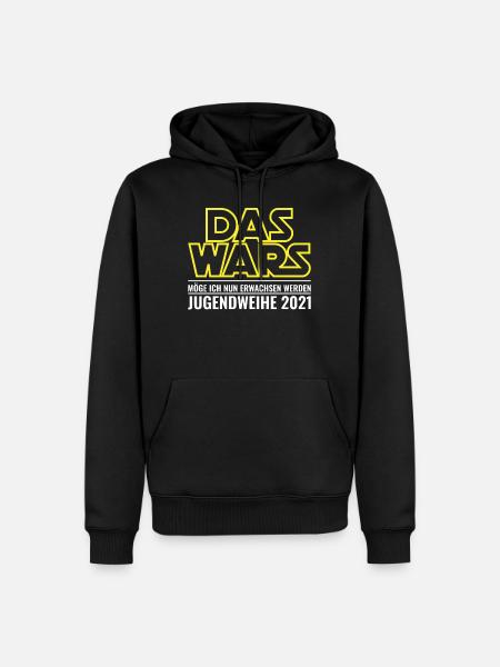 Jugendweihe | Jugendweihe 2021 - Männer Premium Bio Hoodie - Schwarz