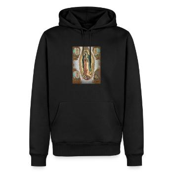The Apparitions Of Our Lady of Guadalupe - Männer Premium Bio Hoodie - Schwarz - Vorne - Nico (187cm)