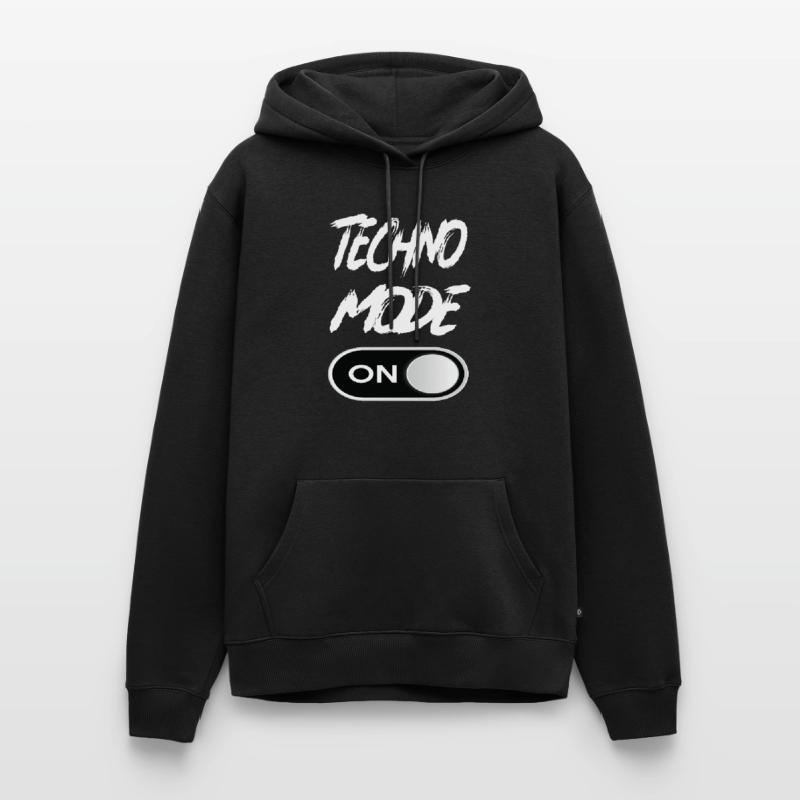 Techno Mode On - Techno Techno Music Techno Men’s Premium Organic Hoodie