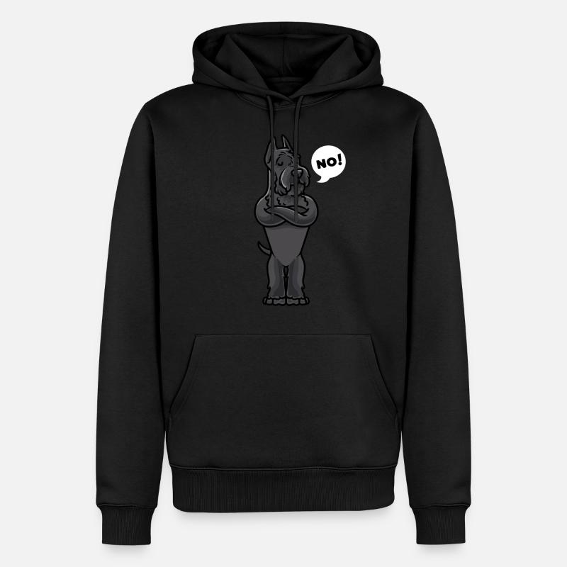 Têtu de géant - Sweat à capuche Premium bio Homme - noir