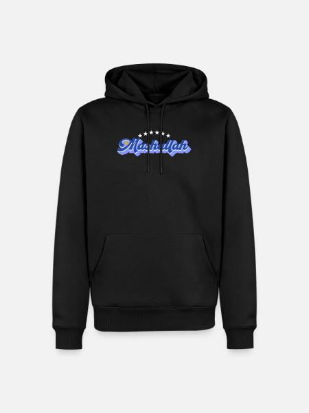 Mashallah Kosovo Style drapeau kosovar - Sweat à capuche Premium bio Homme - noir