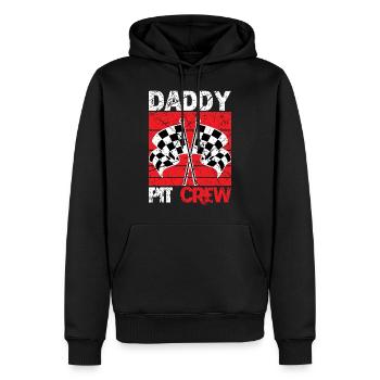 Motorsport Vater Rennfahrer Dad - Männer Premium Bio Hoodie - Schwarz - Vorne - Nico (187cm)