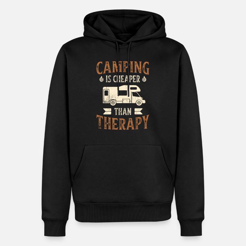 Camper - Männer Premium Bio Hoodie - Schwarz