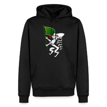 Steiermark Panther Wappen - Männer Premium Bio Hoodie - Schwarz - Vorne - Nico (187cm)