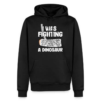 Gebrochener Arm Gute Besserung Geschenk Genesung - Männer Premium Bio Hoodie - Schwarz - Vorne - Nico (187cm)