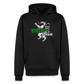 Steirerbua Steirer Bua Steiermark Steirabua - Männer Premium Bio Hoodie - Schwarz - Vorne - Nico (187cm)