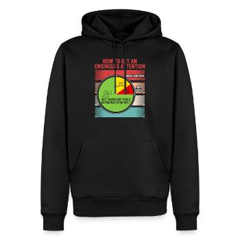 How To Get An Engineers Attention Shirt, Engineer - Männer Premium Bio Hoodie - Schwarz - Vorne - Nico (187cm)