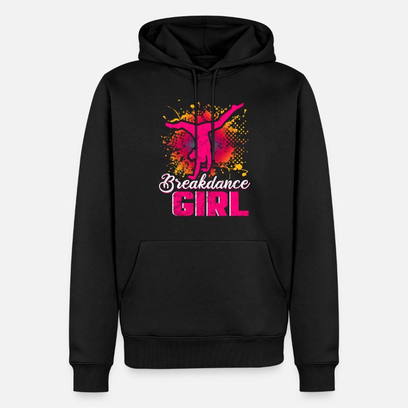 Danse danse break dance filles - Sweat à capuche Premium bio Homme - noir