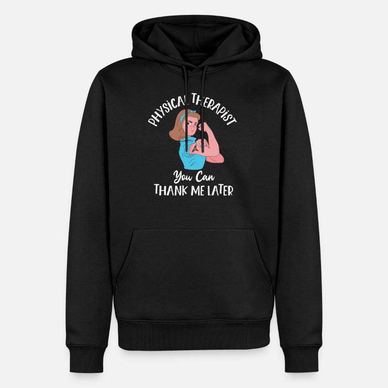 Physical Therapist Therapy - Männer Premium Bio Hoodie - Schwarz