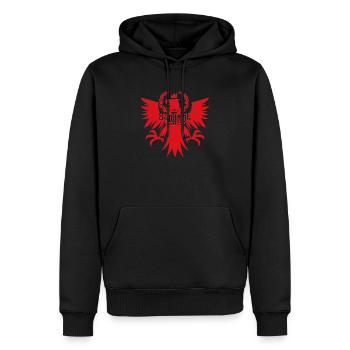 Südtirol Tiroler Adler - Tirol Berge Urlaub - Männer Premium Bio Hoodie - Schwarz - Vorne - Nico (187cm)