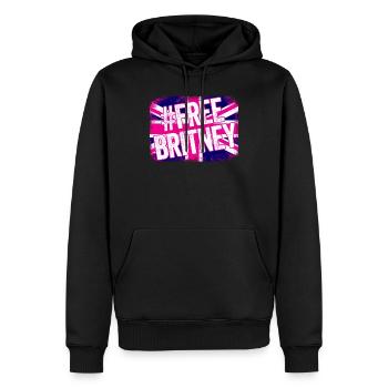 Free Britney Hashtag FreeBritney #FreeBritney - Männer Premium Bio Hoodie - Schwarz - Vorne - Nico (187cm)
