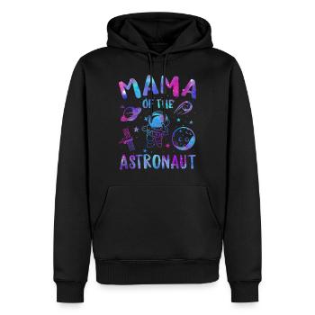 Chemise Space Mom, maman de l’astronaute, Outer - Sweat à capuche Premium bio Homme - noir - Devant - Nico (187cm)