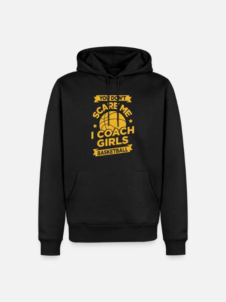 Basket-ball coach coach cadeau - Sweat à capuche Premium bio Homme - noir