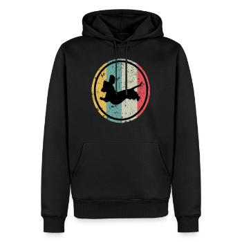 Dackel Hund Hundebesitzer Dackel Welpe Dachshund - Männer Premium Bio Hoodie - Schwarz - Vorne - Nico (187cm)