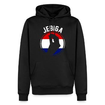 Croate Jebiga Brate Croatie Balkans Croates - Sweat à capuche Premium bio Homme - noir - Devant - Nico (187cm)