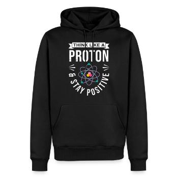 Chemist Laboratory Periodic Table Neutron Alchemy - Men’s Premium Organic Hoodie - black - Front - Nico (187cm)