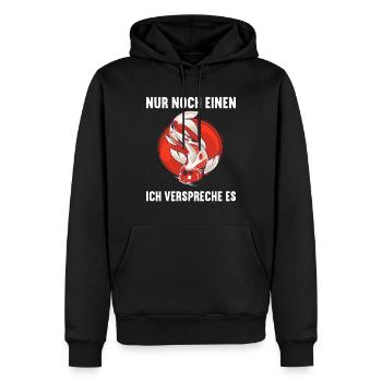 Koi Nur noch einen versprech Karpfen Fisch Japan - Männer Premium Bio Hoodie - Schwarz - Vorne - Nico (187cm)