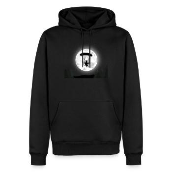 Paramoteur paramoteur Parachute de sports aériens - Sweat à capuche Premium bio Homme - noir - Devant - Nico (187cm)