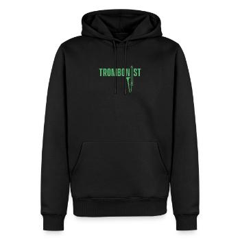 Posaunist Posaunen Posaune Posaunenspieler - Männer Premium Bio Hoodie - Schwarz - Vorne - Nico (187cm)