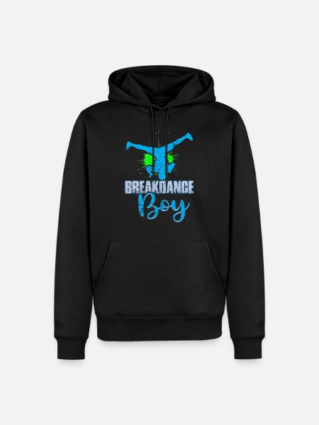 Breakdance Boy Breakdancing Kids - Men’s Premium Organic Hoodie - black