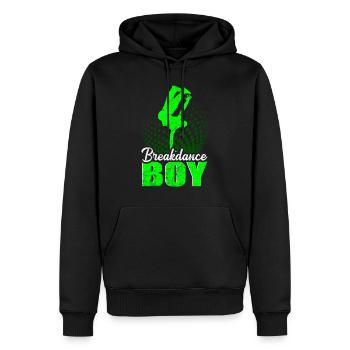 Breakdance Junge Breakdancing Kinder - Männer Premium Bio Hoodie - Schwarz - Vorne - Nico (187cm)