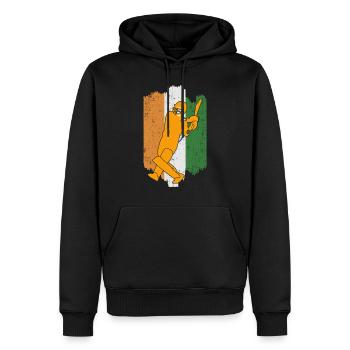 Cricket Team indian cricket jersey 2021 - Männer Premium Bio Hoodie - Schwarz - Vorne - Nico (187cm)